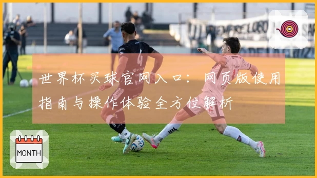 世界杯买球官网入口：网页版使用指南与操作体验全方位解析