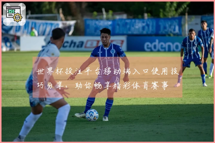 世界杯投注平台移动端入口使用技巧分享，助你畅享精彩体育赛事